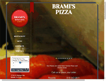 Tablet Screenshot of bramispizza.com